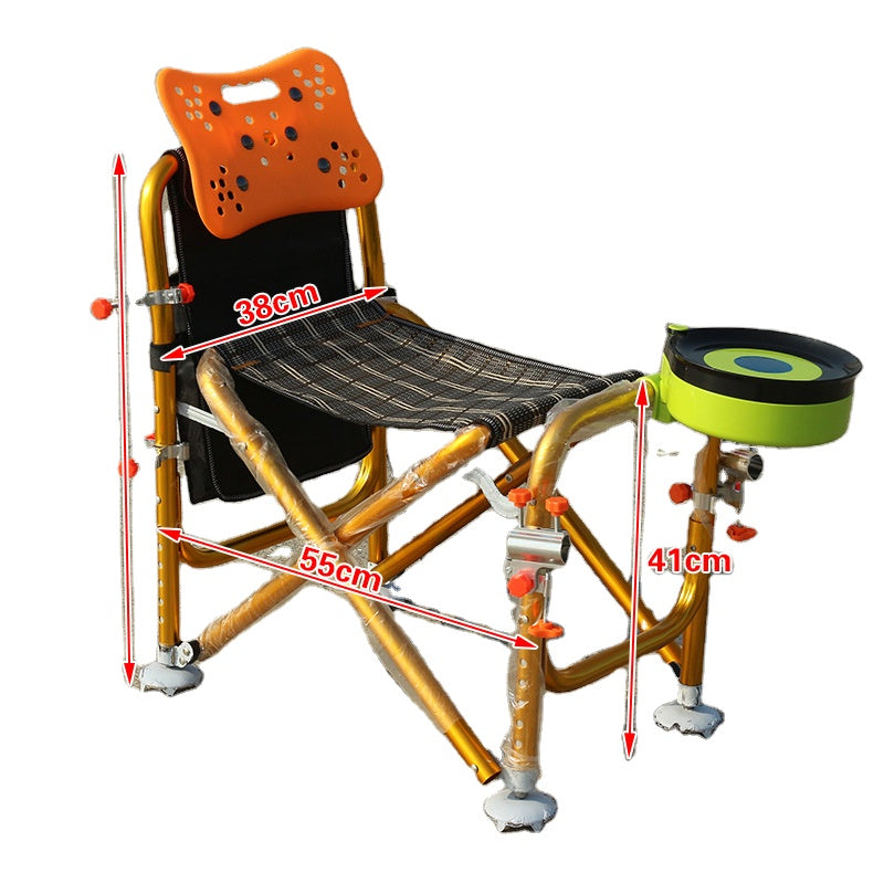 Outdoor Light Folding Fishing Camping Chair Portable Stainless Aluminum Stool 2022 Yoursjoys Wholesale Hot Sale