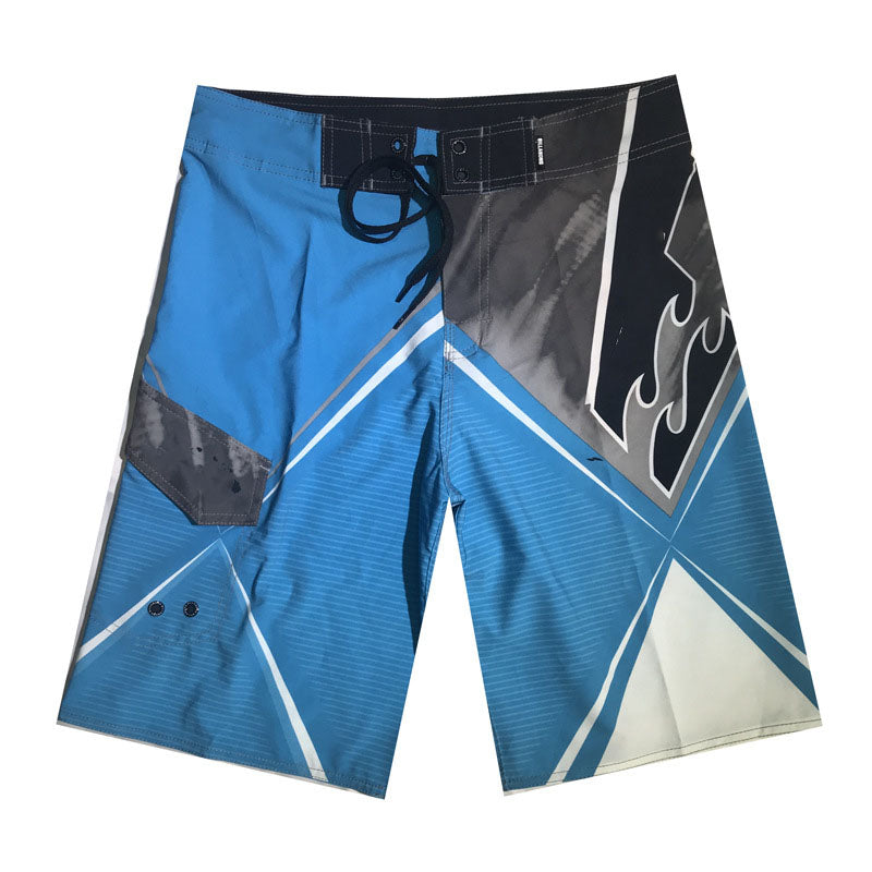 Quick Dry Shorts Surfboard Swimming Trunks Beach Pants Fashion Stitching Basketball Shorts With Pocket Wholesale