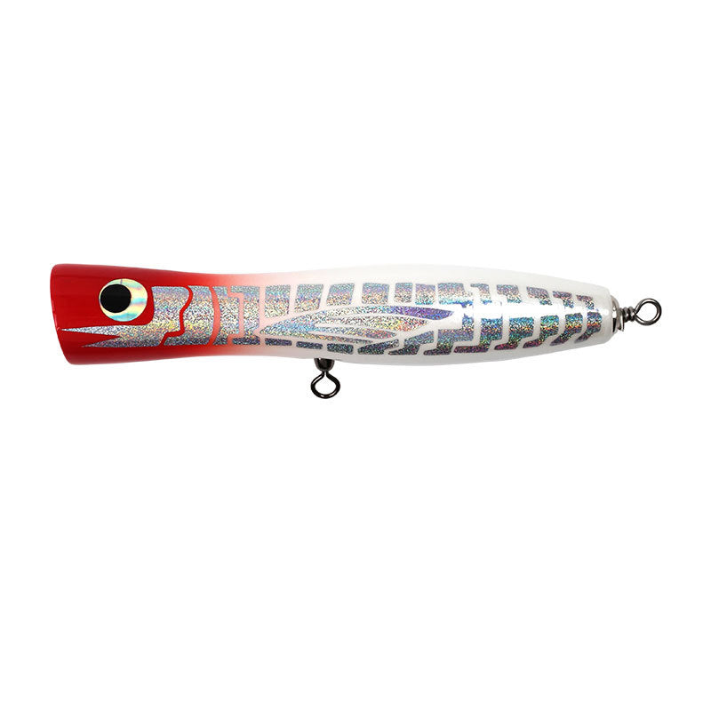 Made Wooden Popper Lure 80g 200mm Topwater Fishing Lure Saltwater Wood Lure 2022 yoursjoysWholesale hot sale
