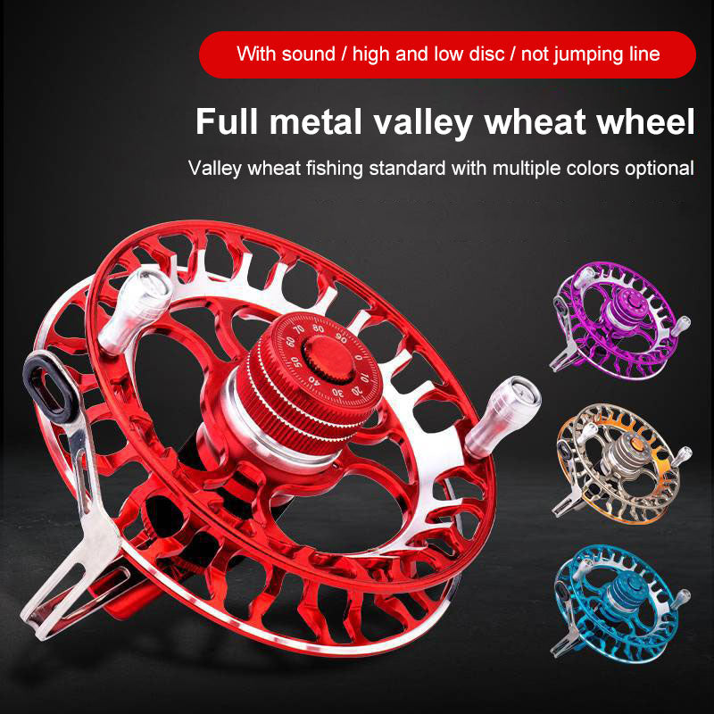 Manufacturer Wholesale Custom Available In 4 Colors Wind Fire Handle Wheels Aluminum Body LongCasting Fishing Reel yoursjoys