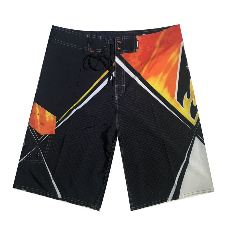 Quick Dry Shorts Surfboard Swimming Trunks Beach Pants Fashion Stitching Basketball Shorts With Pocket Wholesale