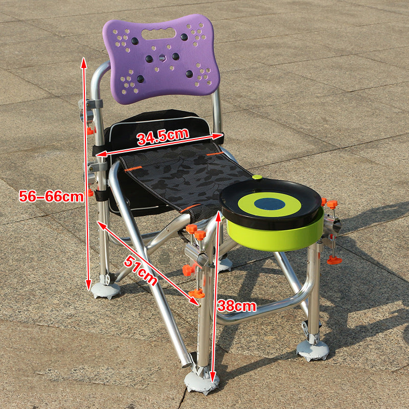 Portable Detachable Backpack Folding Stool with Cooler Bag for Fishing Chair 2022 Yoursjoys Wholesale Hot Sale