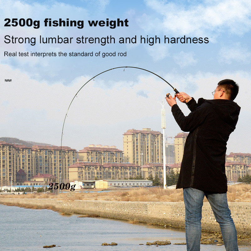 Factory wholesale 180/210/240cm fishing rod casting 2 section carbon fiber casting trout fishing rod 2022 yoursjoys hot sale
