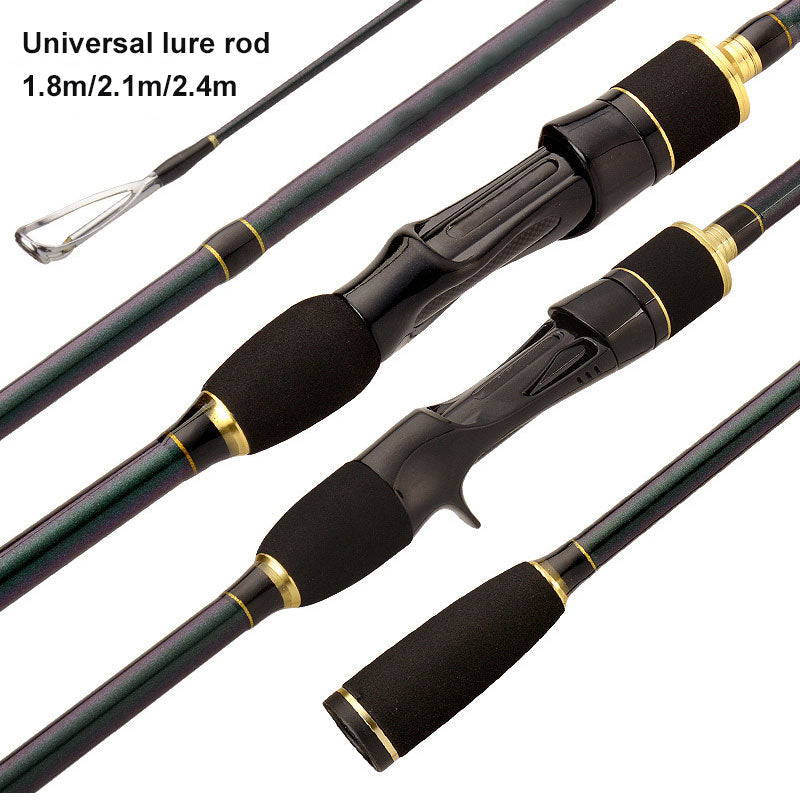 Factory wholesale 180/210/240cm fishing rod casting 2 section carbon fiber casting trout fishing rod 2022 yoursjoys hot sale