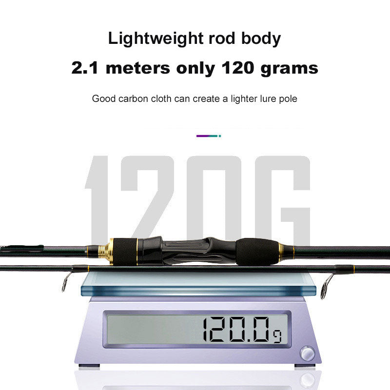 New Carbon 1.8m/2.1m/2.4m Casting Fishing Rod For bass trout carp Fishing Rod2022 yoursjoys hot sale