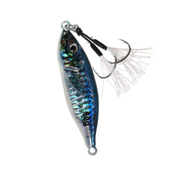 New 60g 80g metal jig 3d Hard Simulation Printing Fishing Jig Pesca Salt Water Sea Fishing Lure Slowing Jigging Lure