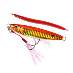 Fishing Lure Metal Jig Fish Hook Shore Casting Swimbait Artificial Bait LAKE Ocean Tackle Set